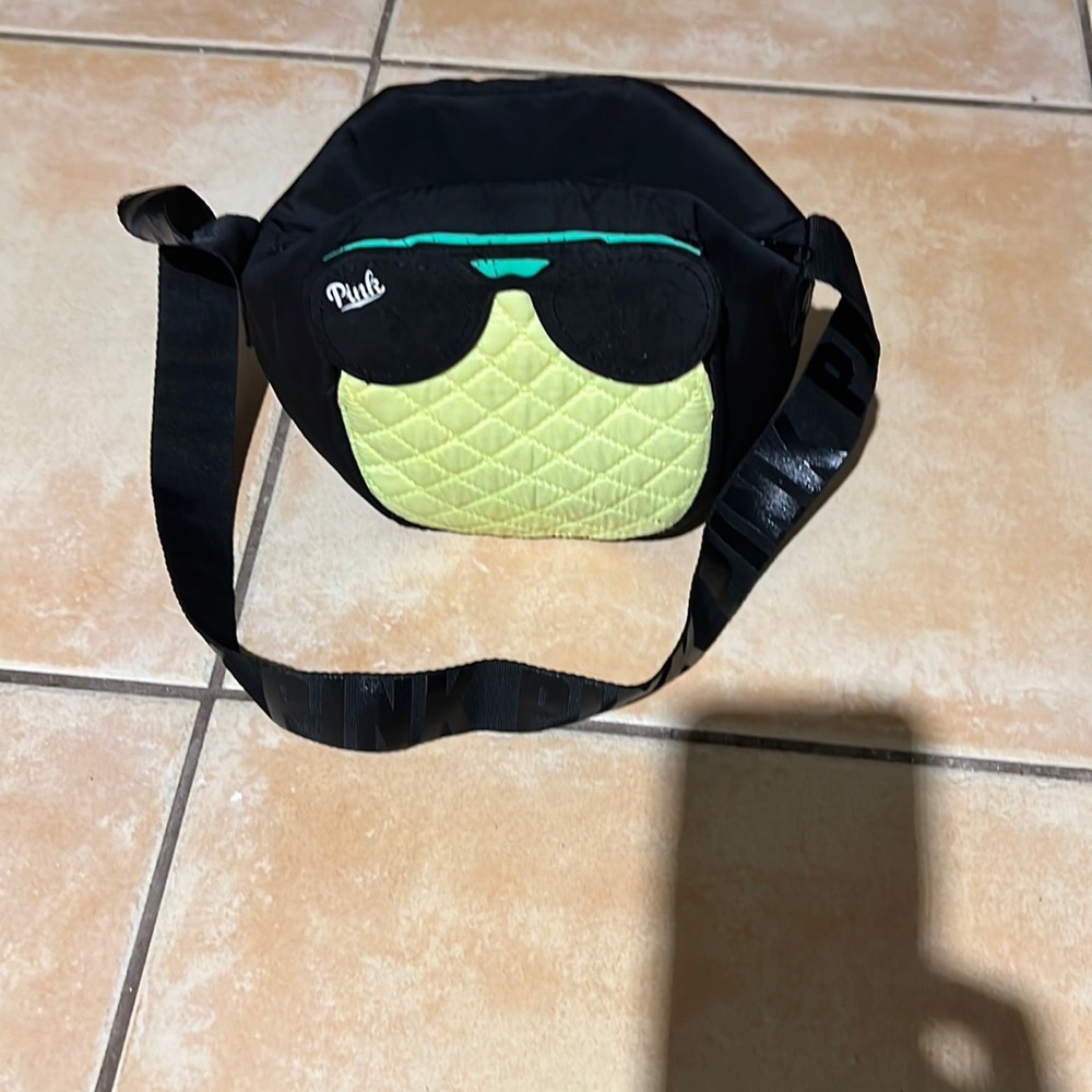 Victoria secret black lunch box almost new.